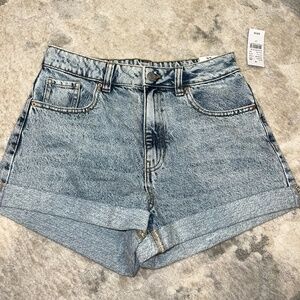 Pacsun Women's Acid Wash Mom Shorts